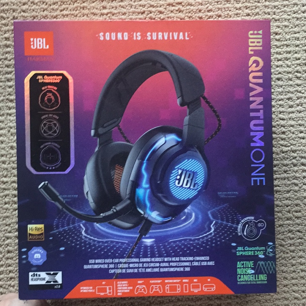 JBL quantum one sphere 360 headphones